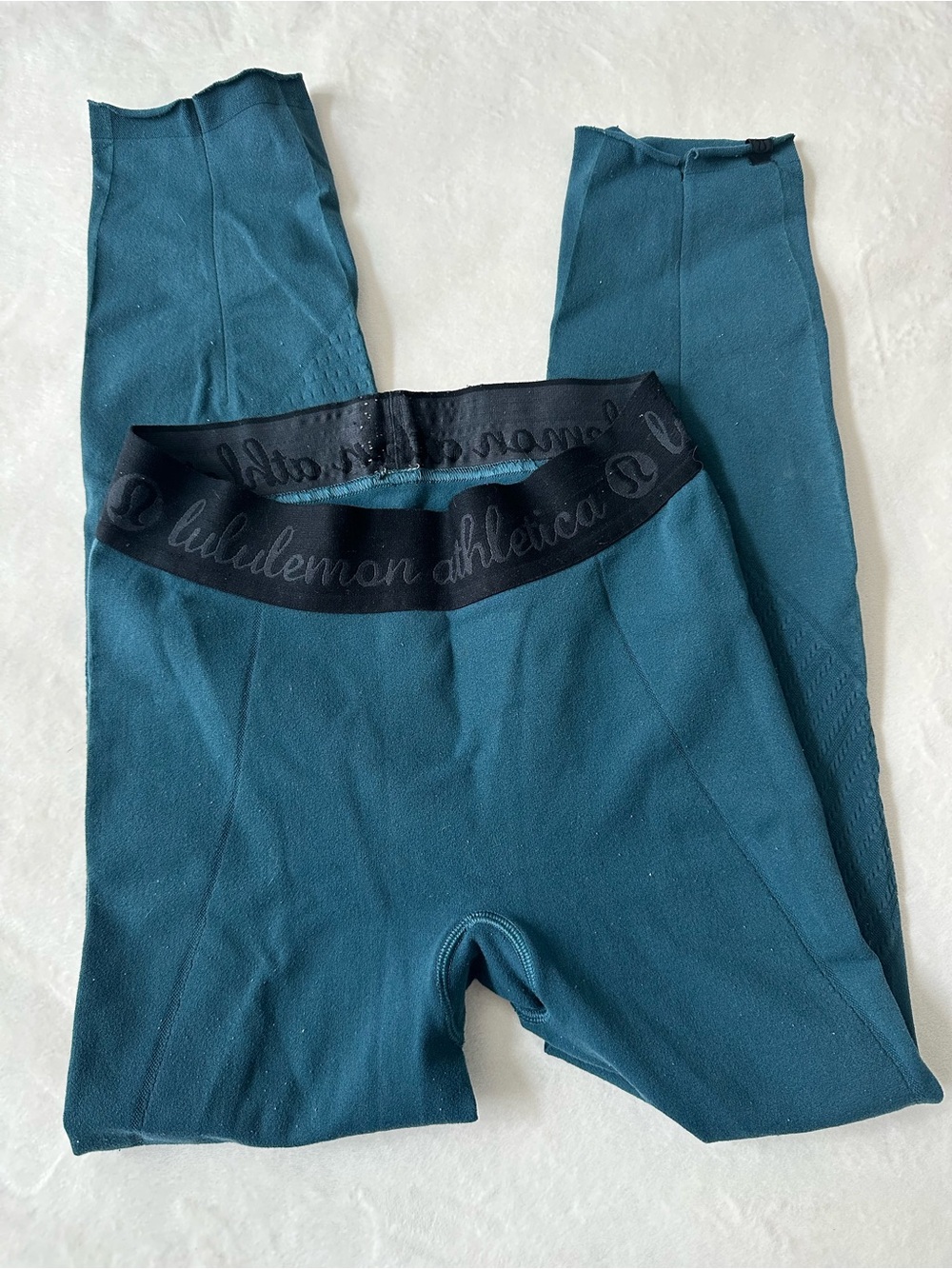 blue Lululemon Warp Knit Tight leggings